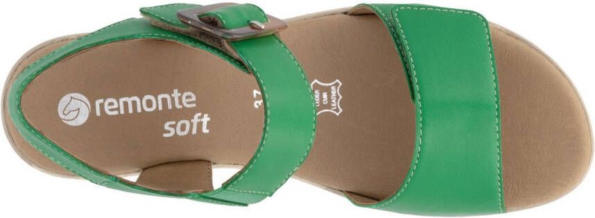 Remonte Sandaaltjes ELLE-Collection blokhak zomerschoen sandaal met klittenbandsluitingen