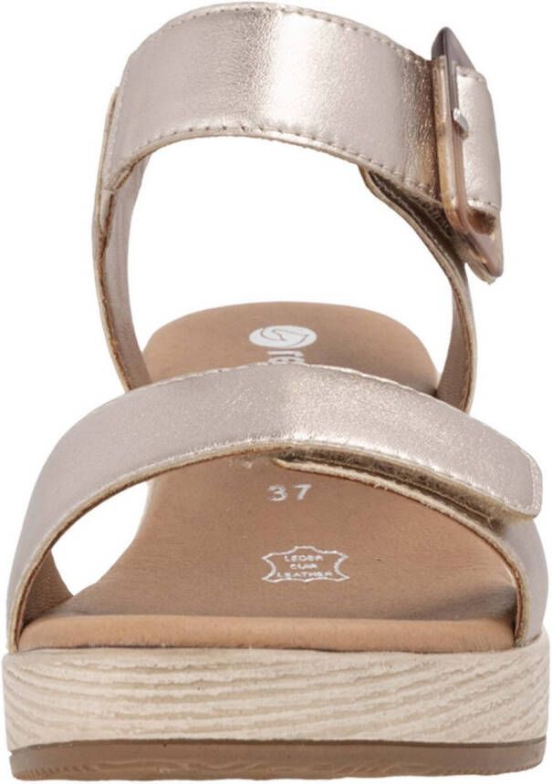 Remonte Sandaaltjes ELLE-Collection blokhak zomerschoen sandaal met klittenbandsluitingen