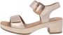 Remonte Sandaaltjes ELLE-Collection blokhak zomerschoen sandaal met klittenbandsluitingen - Thumbnail 10
