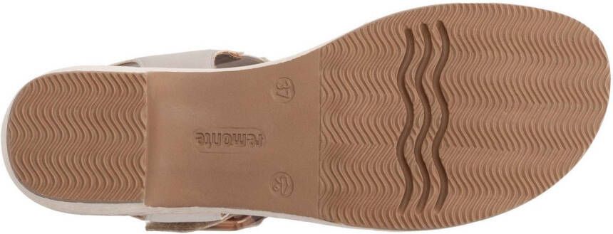 Remonte Sandaaltjes ELLE-Collection blokhak zomerschoen sandaal met klittenbandsluitingen