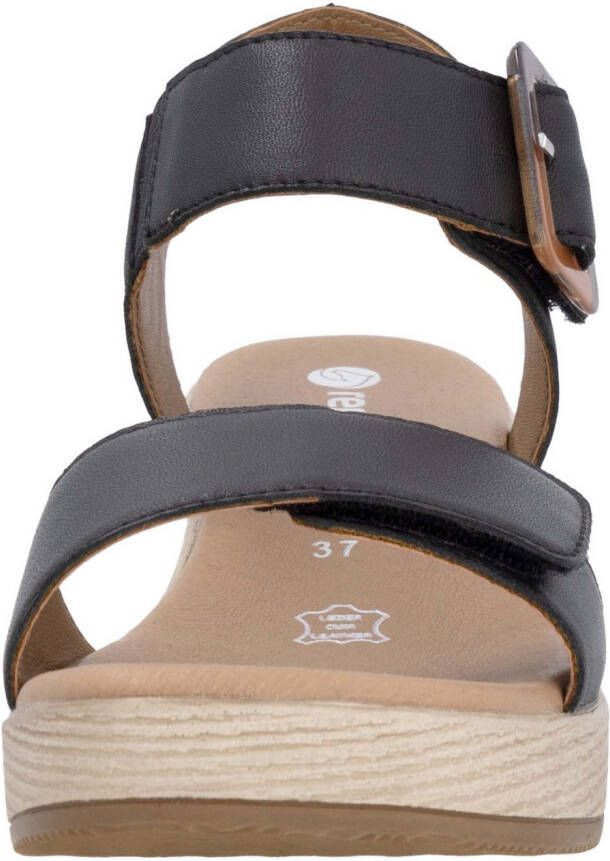 Remonte Sandaaltjes ELLE-Collection blokhak zomerschoen sandaal met klittenbandsluitingen