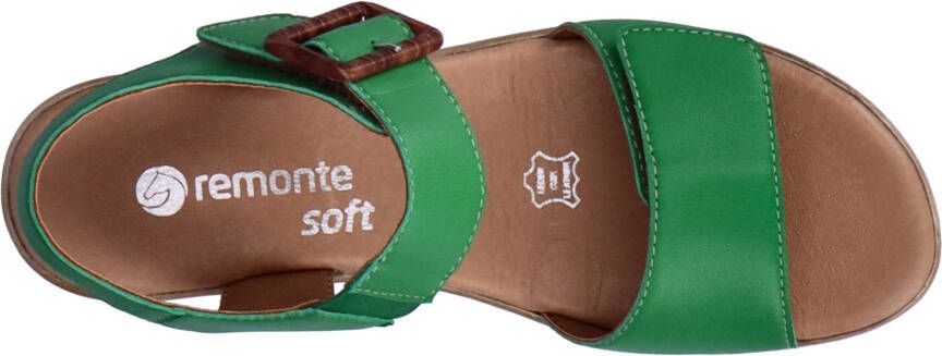 Remonte Sandaaltjes ELLE-Collection blokhak zomerschoen sandaal met klittenbandsluitingen