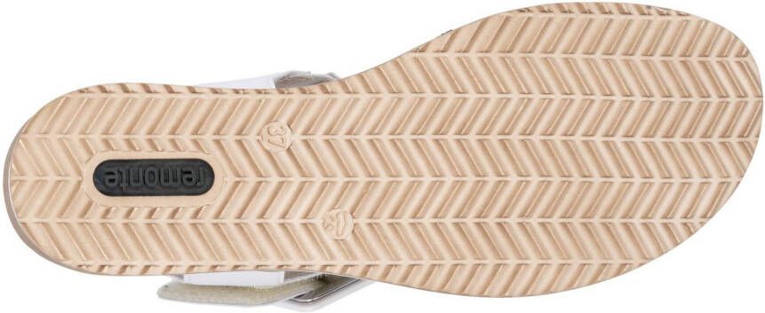 Remonte Sandaaltjes ELLE-Collection zomerschoen sandaal comfortschoen met klittenband onder de siergesp