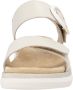 Remonte Licht Grijze Leren Dames Sandalen Licht Grijs - Thumbnail 17