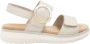 Remonte Licht Grijze Leren Dames Sandalen Licht Grijs - Thumbnail 9
