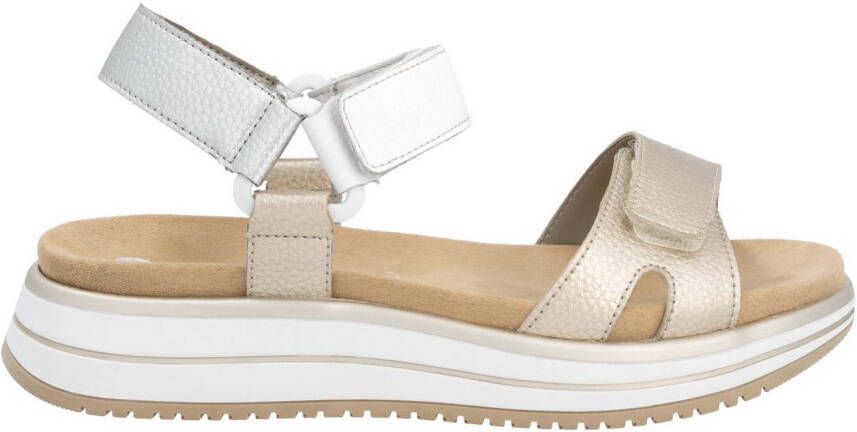 Remonte Sandalen Elisabeth Hurley-Collection sleehak klittenbandschoen sandaal met plateauschoen