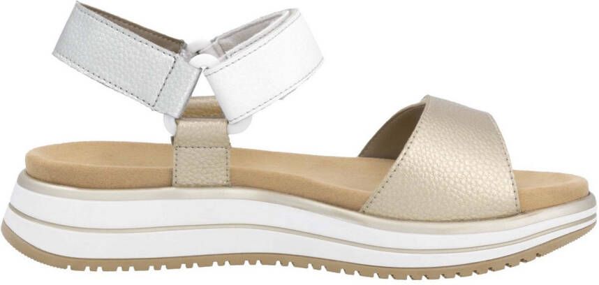 Remonte Sandalen Elisabeth Hurley-Collection sleehak klittenbandschoen sandaal met plateauschoen