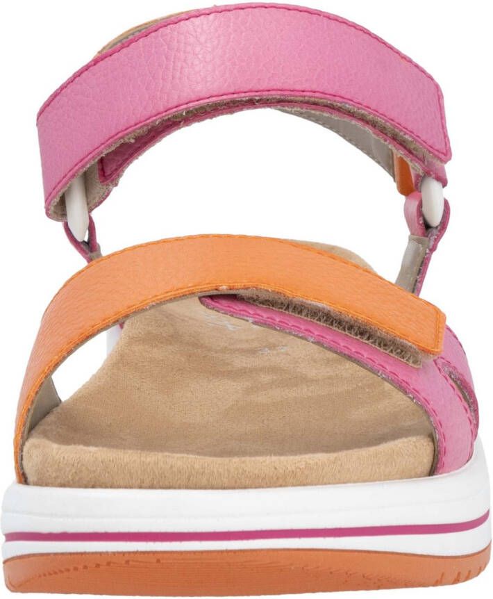 Remonte Sandalen Elisabeth Hurley-Collection sleehak klittenbandschoen sandaal met plateauschoen