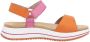 Remonte Sandalen Elisabeth Hurley-Collection sleehak klittenbandschoen sandaal met plateauschoen - Thumbnail 4