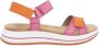 Remonte Sandalen Elisabeth Hurley-Collection sleehak klittenbandschoen sandaal met plateauschoen - Thumbnail 5