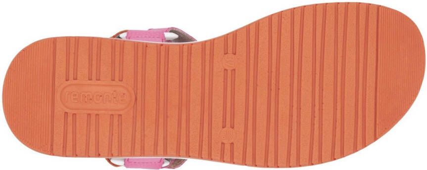 Remonte Sandalen Elisabeth Hurley-Collection sleehak klittenbandschoen sandaal met plateauschoen
