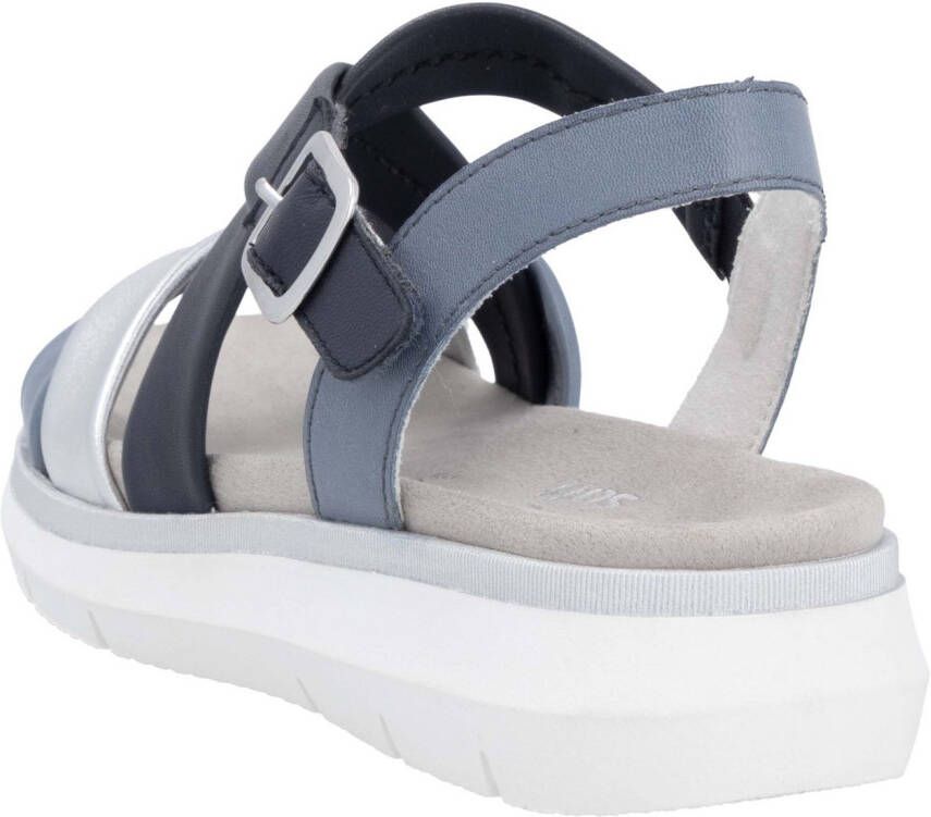 Remonte Sandalen Elisabeth Hurley-Collection sleehak zomerschoen sandaal met kruisbandage