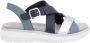 Remonte Sandalen Elisabeth Hurley-Collection sleehak zomerschoen sandaal met kruisbandage - Thumbnail 8
