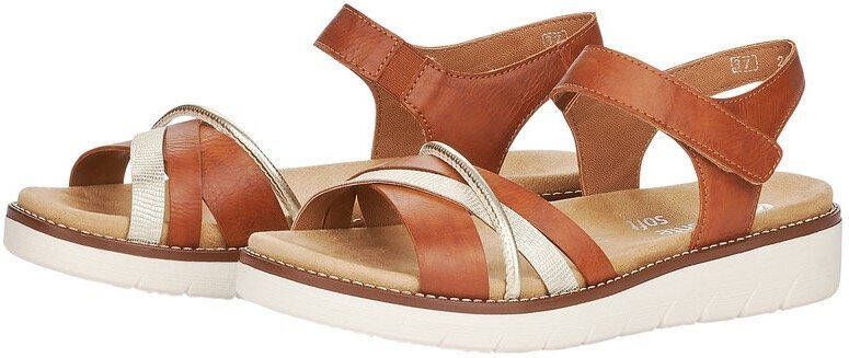 Remonte Sandalen sleehak zomerschoen sandalette met uitneembare zachte inlegzool