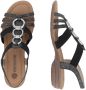 Remonte Sandalen sleehak zomerschoen sandaal met elastische banden - Thumbnail 7