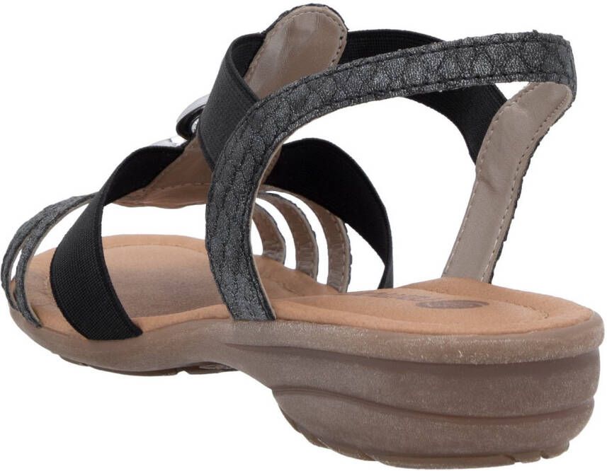 Remonte Sandalen sleehak zomerschoen sandaal met elastische banden