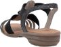 Remonte Sandalen sleehak zomerschoen sandaal met elastische banden - Thumbnail 9
