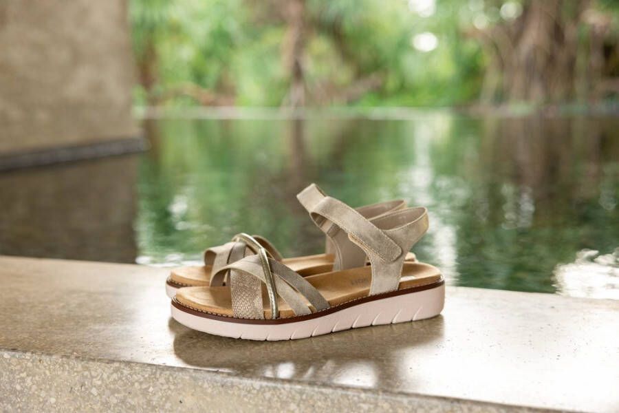 Remonte Sandalen sleehak zomerschoen sandalette met uitneembare zachte inlegzool