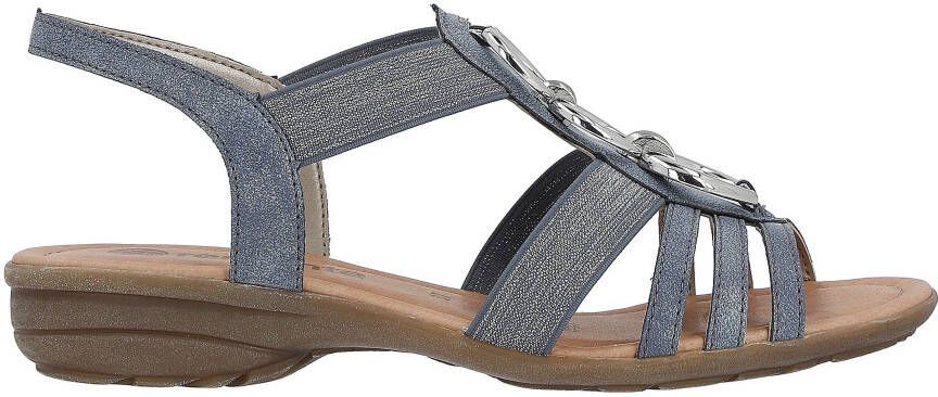 Remonte Sandalen sleehak zomerschoen sandaal met elastische banden