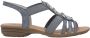Remonte Sandalen sleehak zomerschoen sandaal met elastische banden - Thumbnail 8