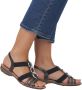 Remonte Sandalen sleehak zomerschoen sandaal met elastische banden - Thumbnail 5