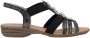 Remonte Sandalen sleehak zomerschoen sandaal met elastische banden - Thumbnail 9