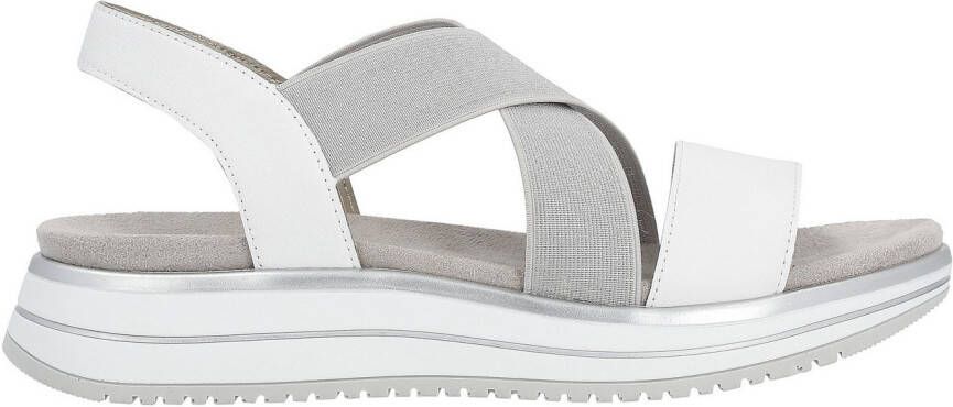 Remonte Sandalen zomerschoen sandaal sleehak met praktische elastiek