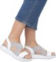 Remonte Sandalen zomerschoen sandaal sleehak met praktische elastiek - Thumbnail 6