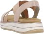 Remonte Sandalen zomerschoen sandaal sleehak met praktische elastiek - Thumbnail 9