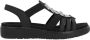 Remonte Sandalen zomerschoen sandaal sleehak met praktische elastieken - Thumbnail 6