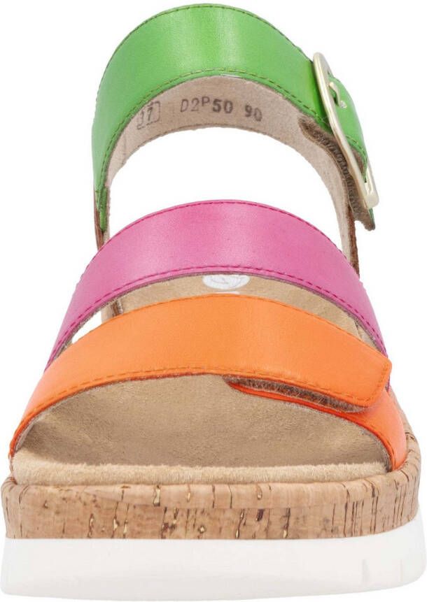 Remonte Sleehaksandaaltjes bandjessandaal zomerschoen comfortabele schoen met siergesp