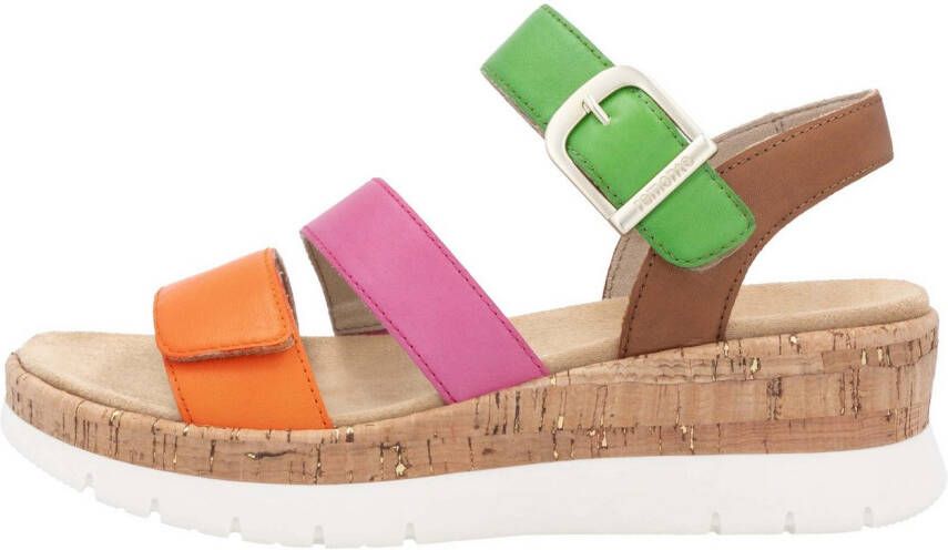 Remonte Sleehaksandaaltjes bandjessandaal zomerschoen comfortabele schoen met siergesp