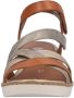 Remonte Dames Sandalette R6251-23 Bruin Combi - Thumbnail 5