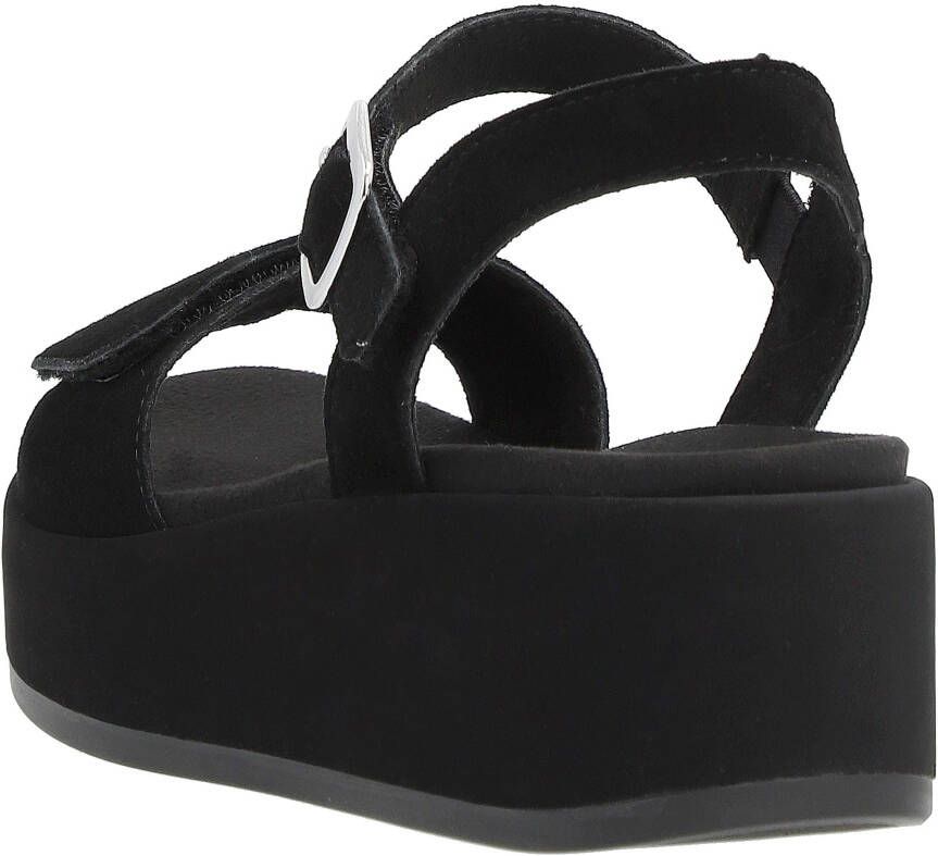 Remonte Sleehaksandaaltjes ELLE-Collection zomerschoen sandaal keilhak met soft foam-uitrusting