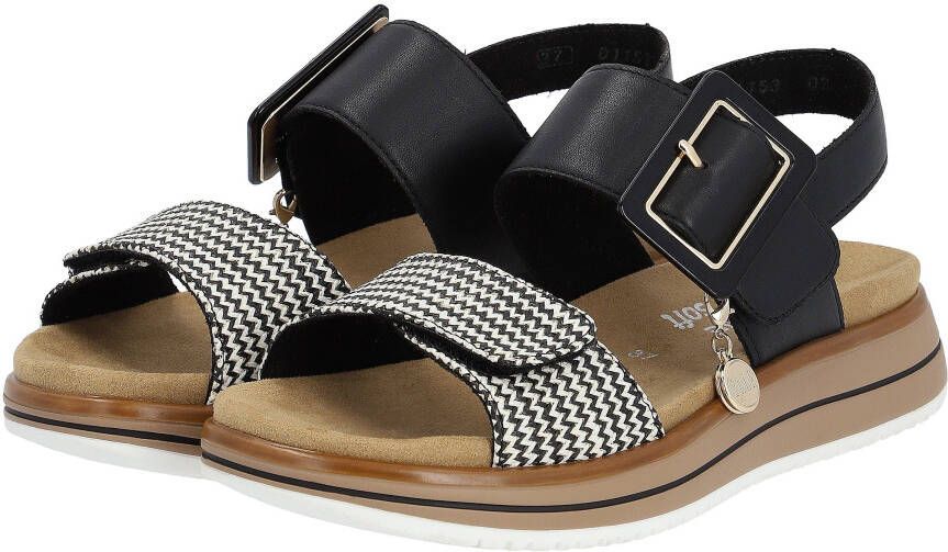Remonte Sleehaksandaaltjes ELLE-Collection zomerschoen sandalen comfortschoen met praktische klittenbandsluitingen - Foto 10