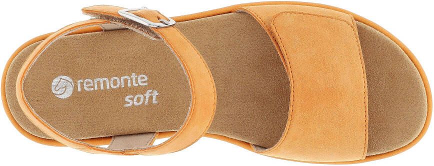 Remonte Sleehaksandaaltjes ELLE-Collection zomerschoen sandaal keilhak met soft foam-uitrusting