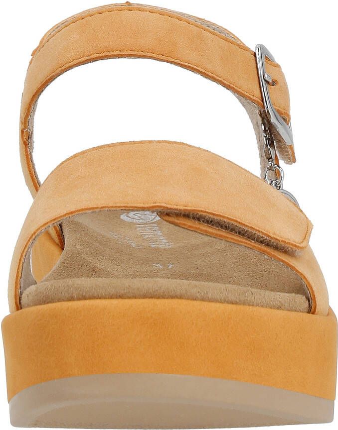 Remonte Sleehaksandaaltjes ELLE-Collection zomerschoen sandaal keilhak met soft foam-uitrusting