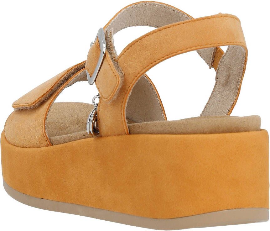Remonte Sleehaksandaaltjes ELLE-Collection zomerschoen sandaal keilhak met soft foam-uitrusting