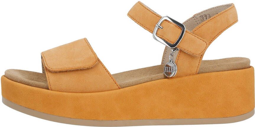 Remonte Sleehaksandaaltjes ELLE-Collection zomerschoen sandaal keilhak met soft foam-uitrusting