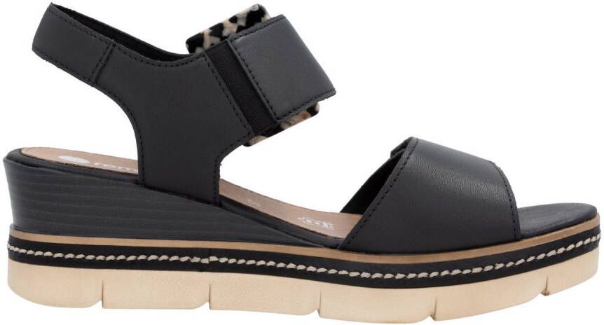 Remonte Sleehaksandaaltjes Elisabeth Hurley-Collection sleehak riemensandaal zomerschoen opvallende siergesp - Foto 8