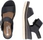 Remonte Sleehaksandaaltjes Elisabeth Hurley-Collection sleehak rie sandaal zomerschoen opvallende siergesp - Thumbnail 15