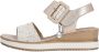 Remonte Sleehaksandaaltjes ELLE-Collection zomerschoen sandalen comfortschoen met klittenband onder de decoratieve gesp - Thumbnail 7