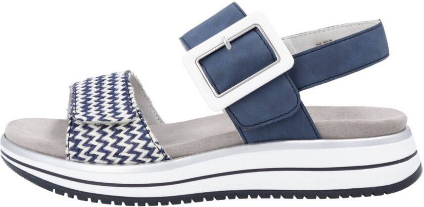 Remonte Sleehaksandaaltjes ELLE-Collection zomerschoen sandalen comfortschoen met praktische klittenbandsluitingen