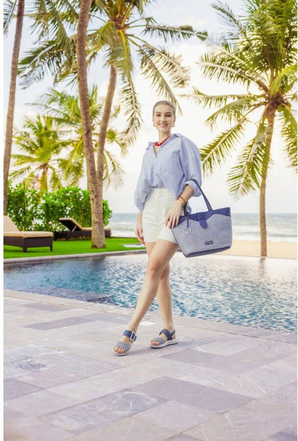 Remonte Sleehaksandaaltjes ELLE-Collection zomerschoen sandalen comfortschoen met praktische klittenbandsluitingen