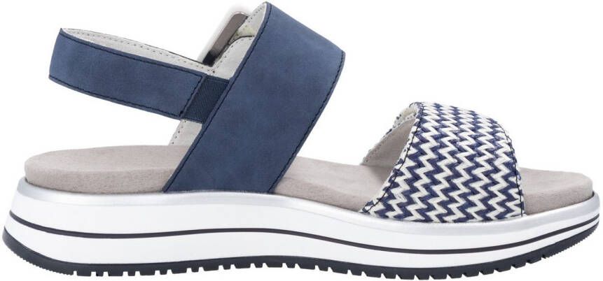 Remonte Sleehaksandaaltjes ELLE-Collection zomerschoen sandalen comfortschoen met praktische klittenbandsluitingen