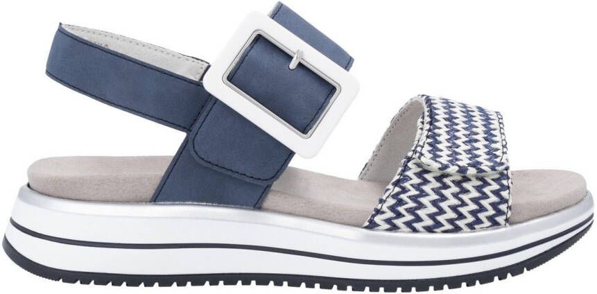 Remonte Sleehaksandaaltjes ELLE-Collection zomerschoen sandalen comfortschoen met praktische klittenbandsluitingen
