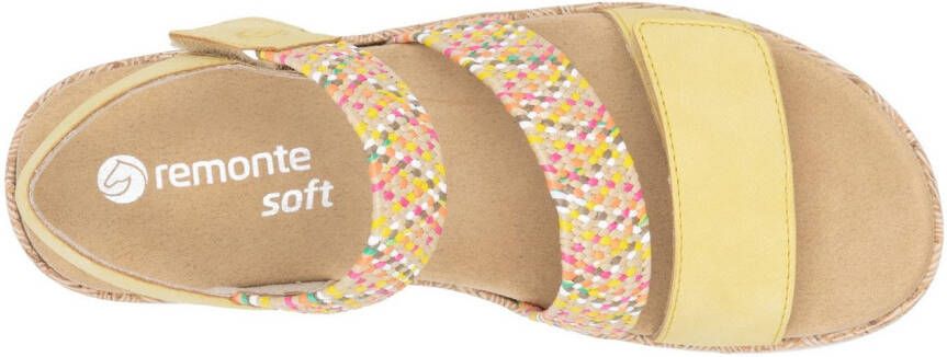 Remonte Sleehaksandaaltjes riemchensandaal comfortabele schoen zomerschoen met zacht voetbed