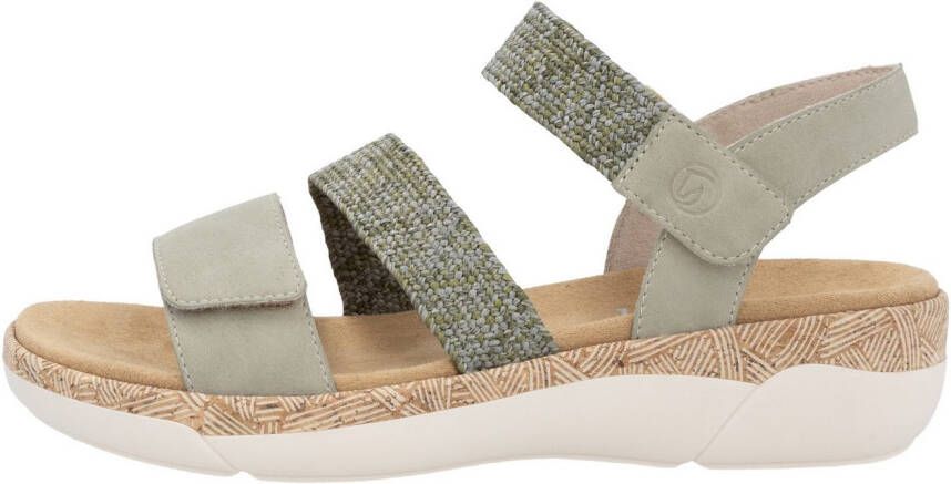 Remonte Sleehaksandaaltjes riemchensandaal comfortabele schoen zomerschoen met zacht voetbed