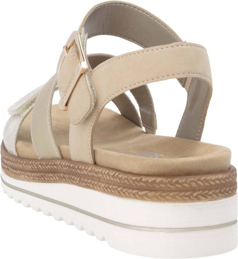Remonte Sleehaksandaaltjes sleehak zomerschoenen sandalen in vegan verwerking