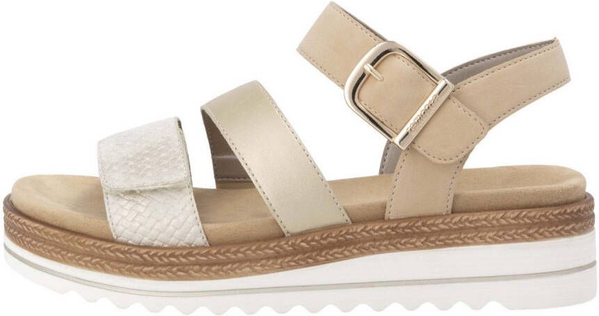 Remonte Sleehaksandaaltjes sleehak zomerschoenen sandalen in vegan verwerking